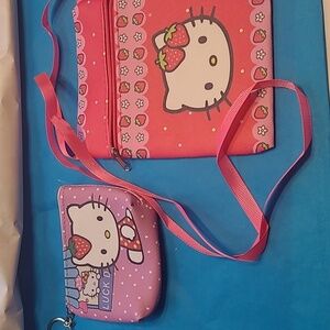 Hello Kitty Preteen To Adult Mini Crossbody Bag And Coin Purse